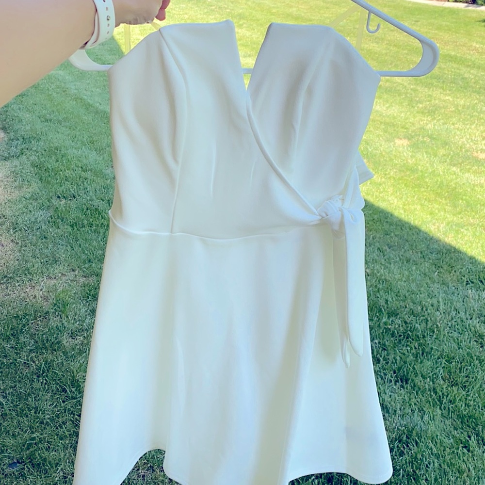 Strapless dress